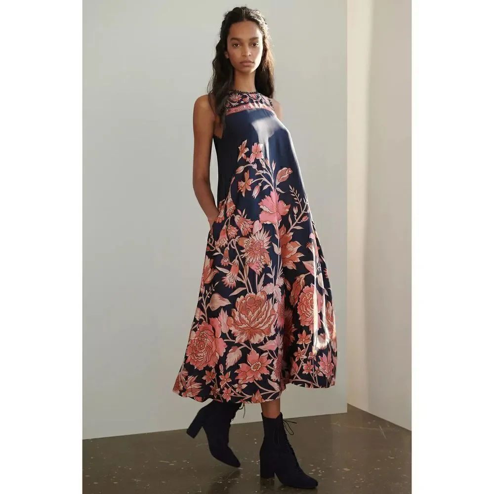 Anthropologie- Cynthia Maxi Dress 